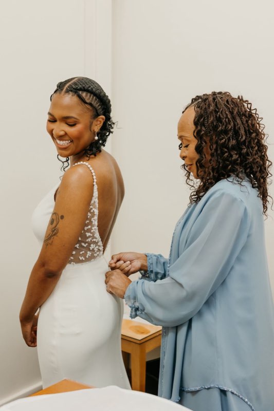 Zené & Noah wedding — Getting Ready